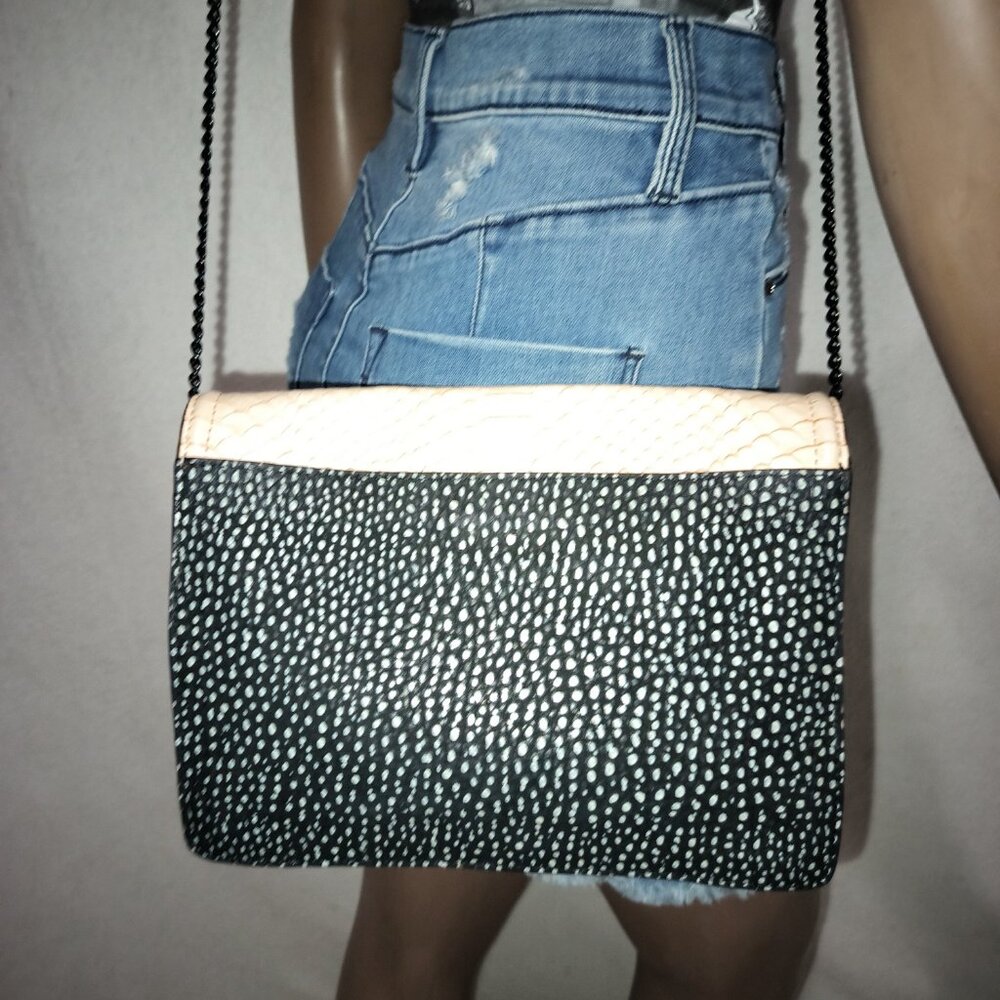 Loeffler Randall Python Emboss Crossbody Leather … - image 6